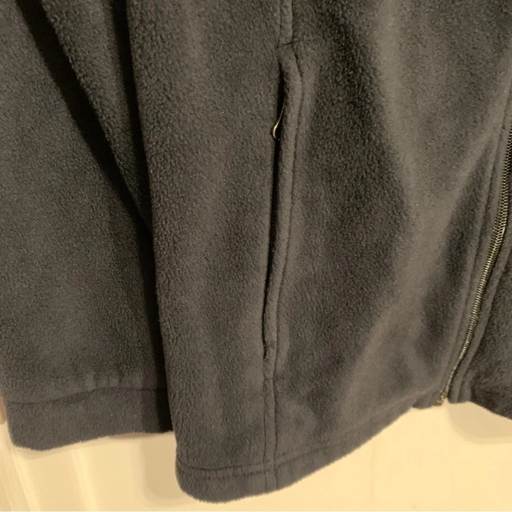 Columbia Fleece Long Sleeve fleece Youth XL Black Full Zip